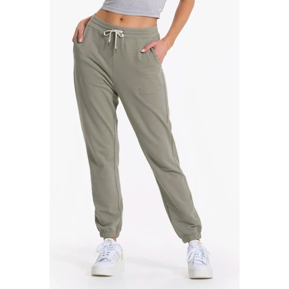 Vuori Laguna Lounge Pant 2.0 Women Large Laurel Green Joggers - Picture 6 of 6